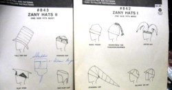 843 TOP HAT, JUGHEAD, JESTER, TOQUE, FLATBOARD,EAR FLAP PATTERN